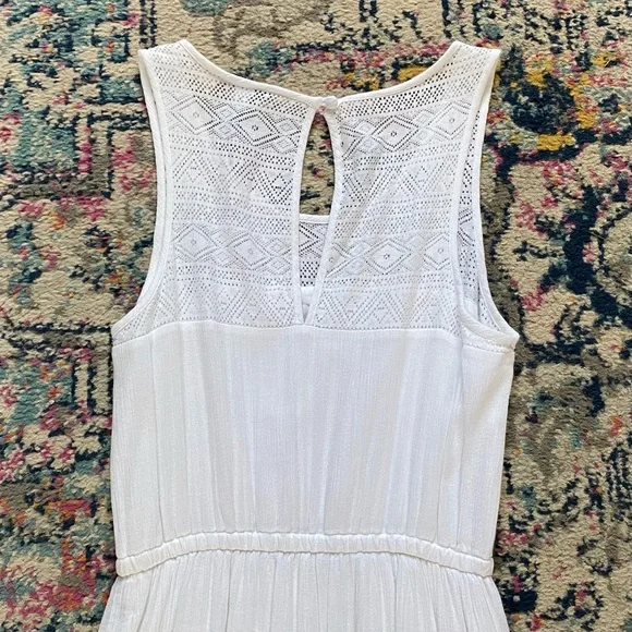 ✝️ AEO | NWOT • Gorgeous White Maxi Dress - Picture 9 of 12